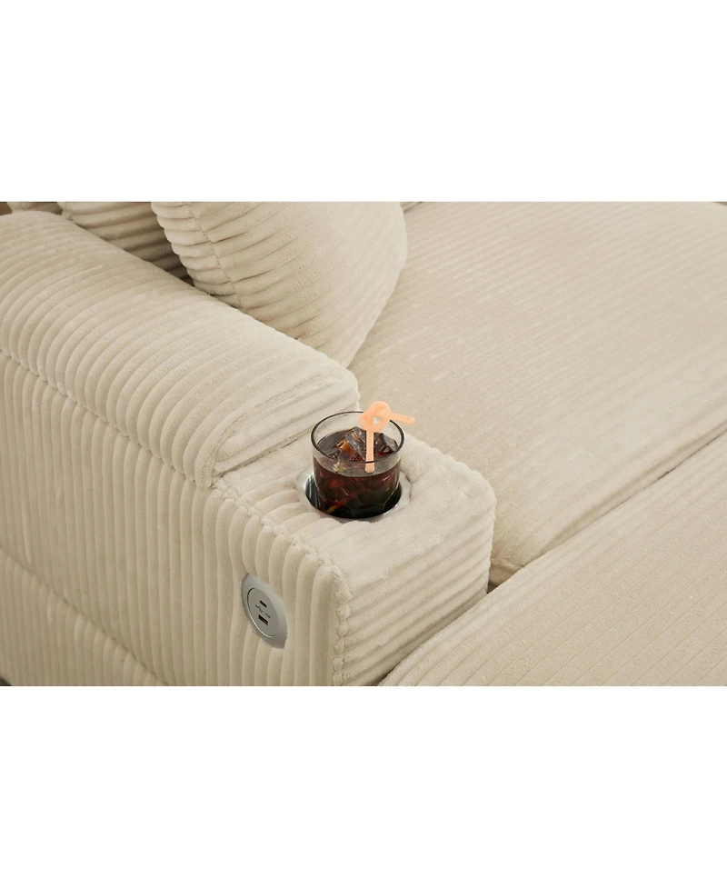 Streamdale Furniture Modular Sectional Sofa Bed Set w/ Storage