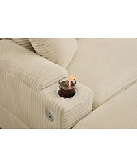 Streamdale Furniture Modular Sectional Sofa Bed Set w/ Storage