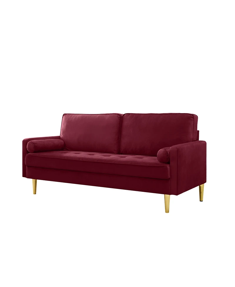 Streamdale Furniture Velvet Sofa 65 inch