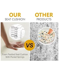 Streamdale Furniture 50.2" Chenille Loveseat, Modern Glam Settee, Channel Tufted 2-Seater