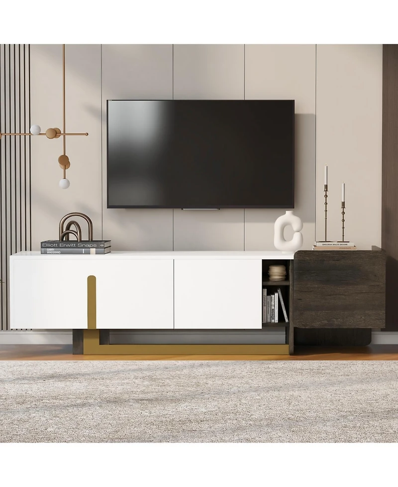 Streamdale 66.7" Light Luxury Tv Stand for TVs up to 70 Inches
