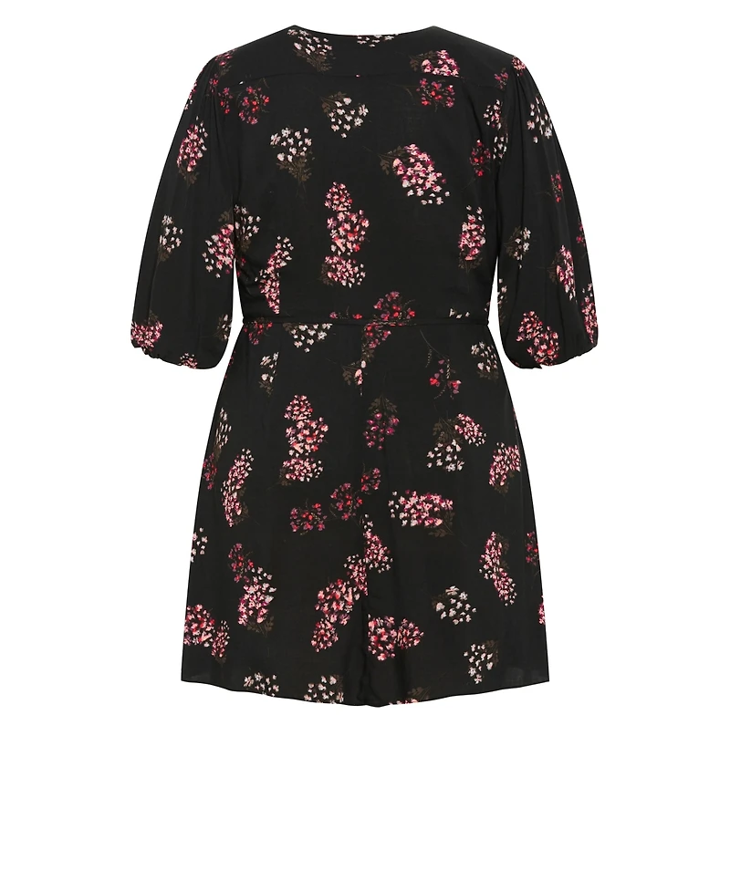 City Chic Plus Cassie Floral Dress