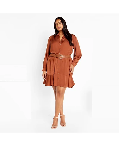 City Chic Women's Plus Oki Dress