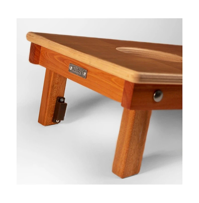 Elakai 1ft x 2ft Retro Mahogany Pathfinder Cornhole Board Set