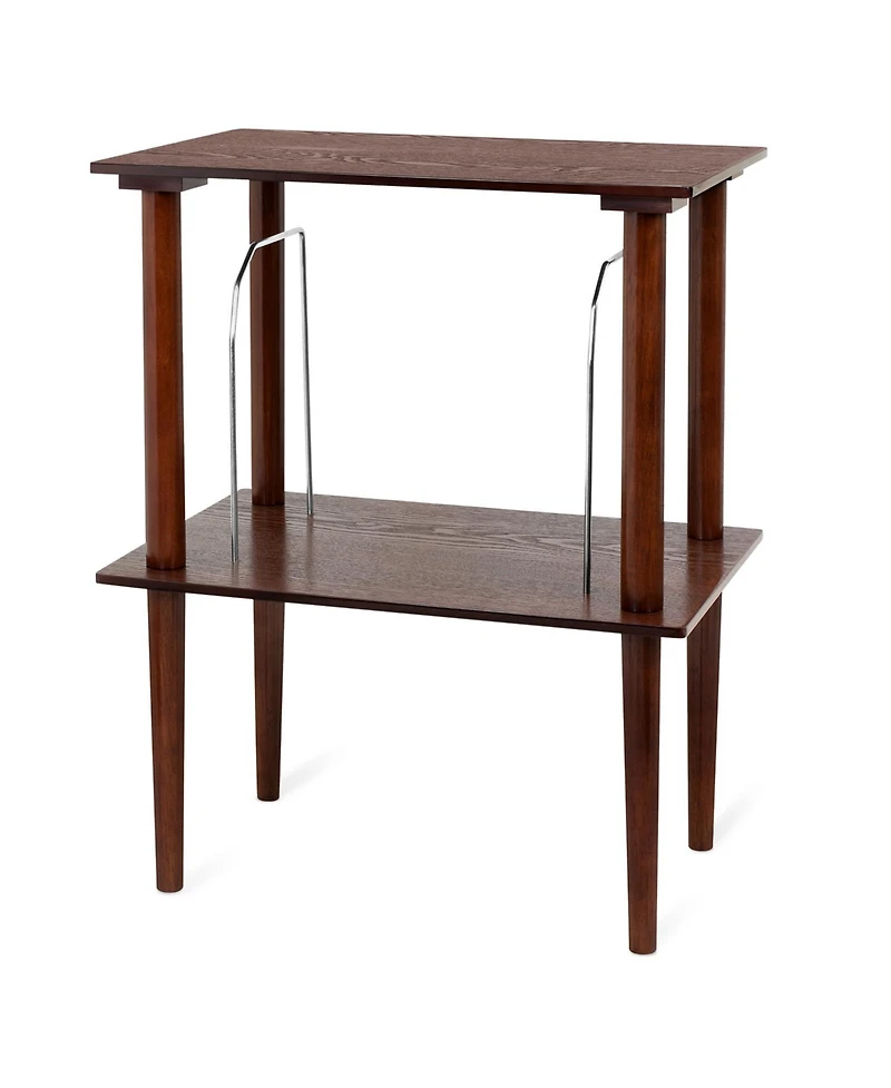 Victrola Wooden Stand with Record Holder