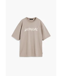Desigual Men's Short-sleeve T-shirt with textured logo