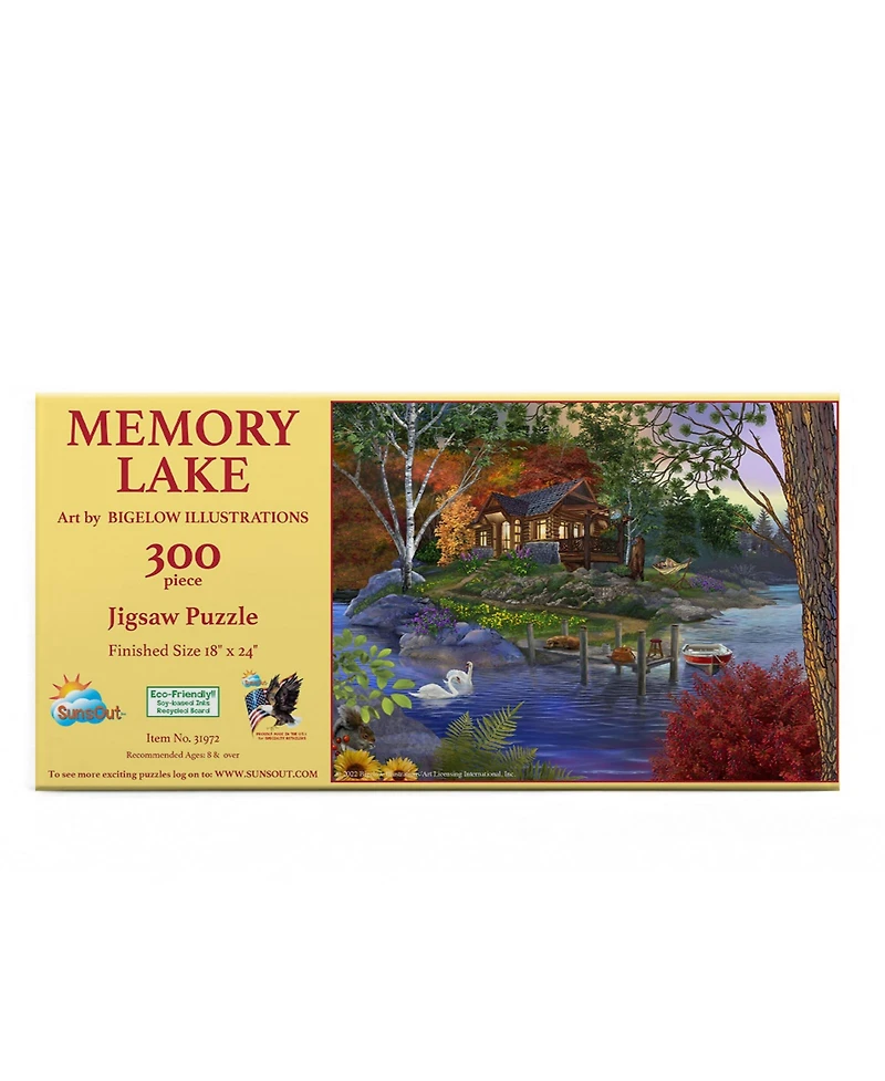 SunsOut Memory Lake 300 piece Jigsaw Puzzle for Adults