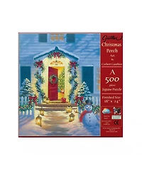 SunsOut Christmas Porch 500 piece Jigsaw Puzzle for Adults Christmas