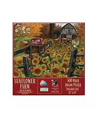 SunsOut Sunflower Farm 500 piece Jigsaw Puzzle for Adults