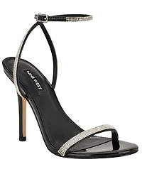 Nine West Women's Stodia Embellished Strappy Stiletto Dress Sandals