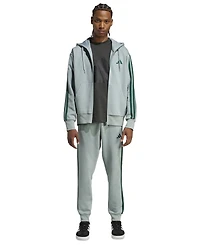 adidas Men's Essentials Regular-Fit 3-Stripes Fleece Joggers