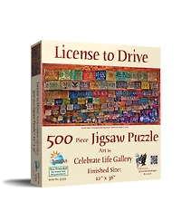 SunsOut License to Drive 500 piece Jigsaw Puzzle for Adults