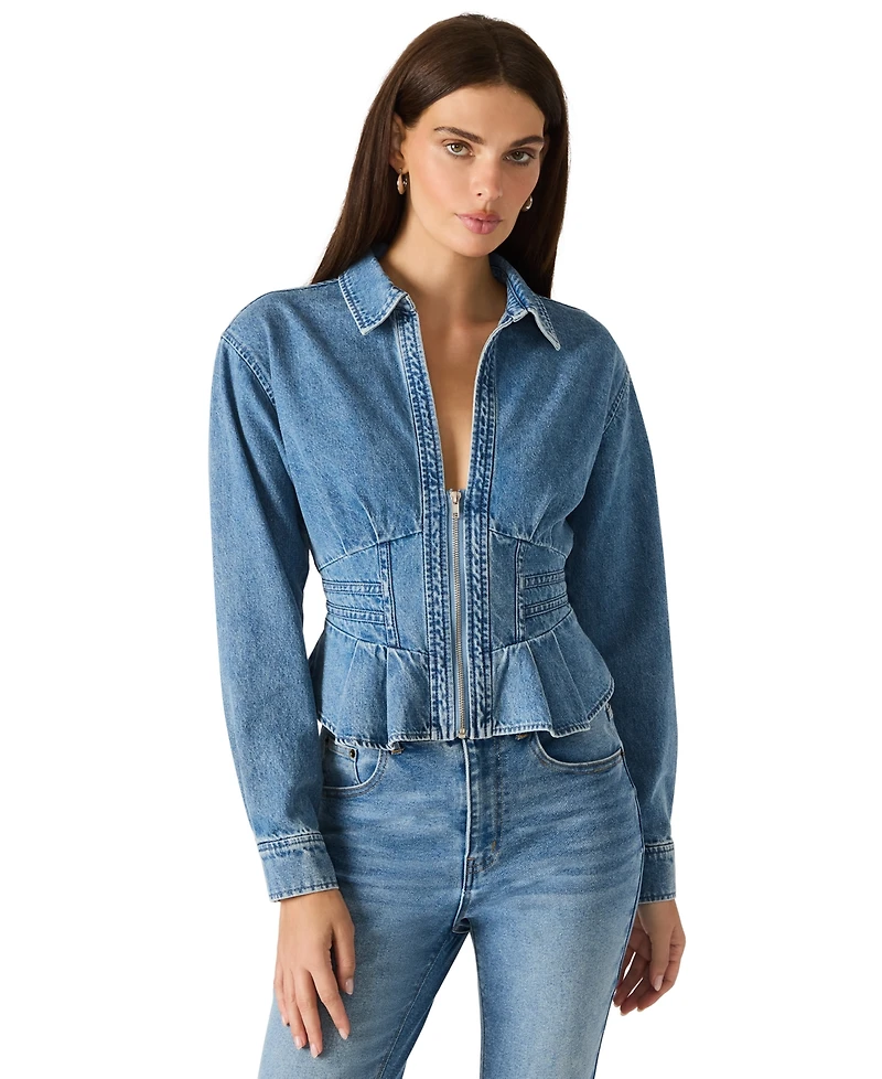 Steve Madden Women's Aria Corset Waist Top