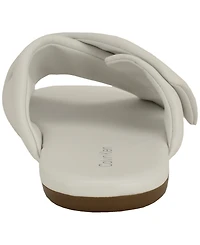 Calvin Klein Women's Renley Criss-Cross Slip-On Flat Sandals