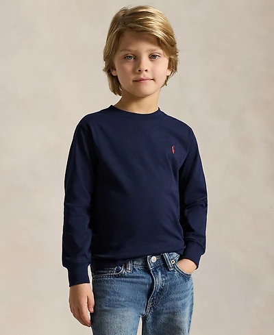 Polo Ralph Lauren Toddler and Little Boys Jersey Long-Sleeve T-shirt