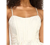 Seni & Cade Juniors' Sweetheart Neck Tier Dress