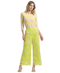 Isaac Mizrahi Women's High-Rise Straight Leg Pants