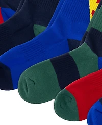 Polo Ralph Lauren Men's Color-Blocked Crew Socks, 6-Pack