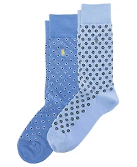 Polo Ralph Lauren Men's Foulard Slack Socks, 2-Pack