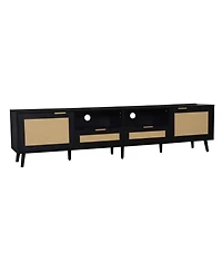 Streamdale Furniture Rattan Tv Stand for TVs