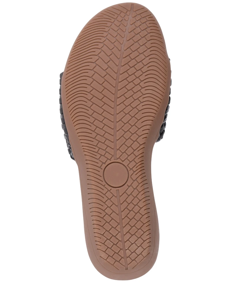 Gc Shoes Women's Woven Detail Slip-On Sandals