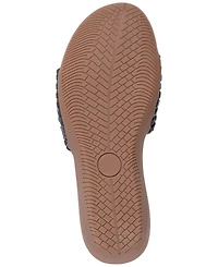 Gc Shoes Women's Woven Detail Slip-On Sandals