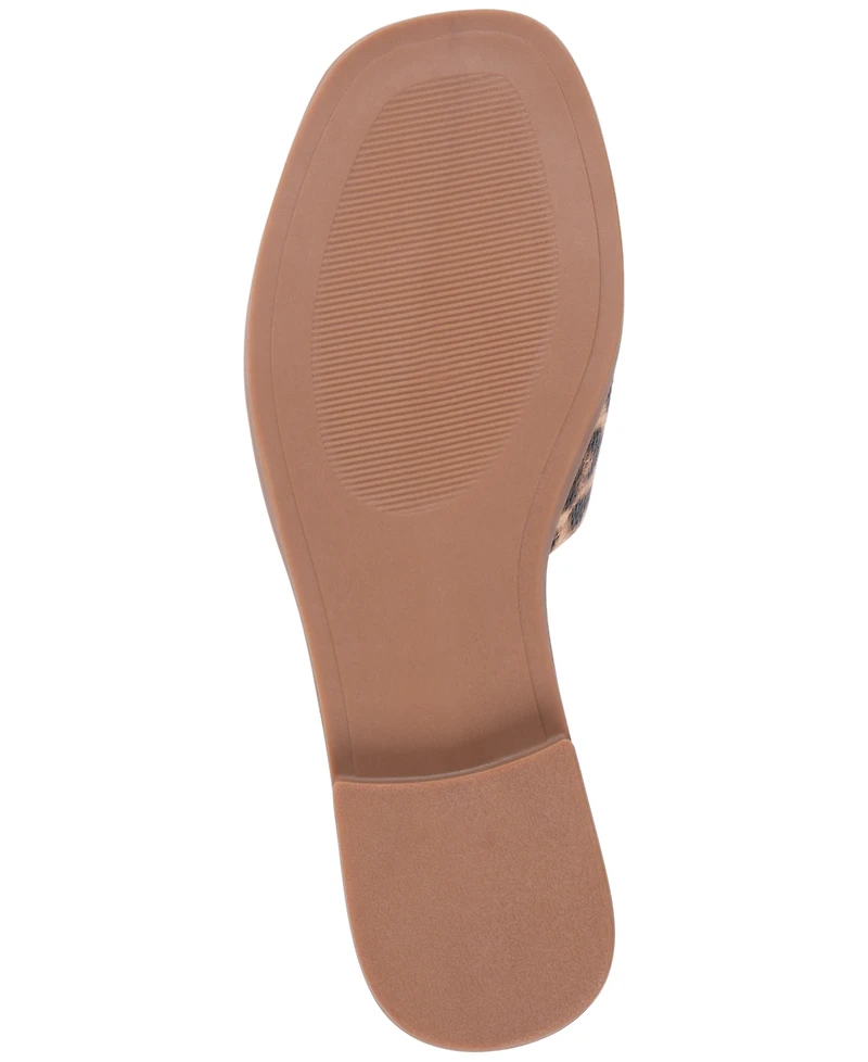 Gc Shoes Women's Square Toe Flat Sandals