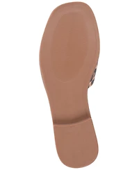 Gc Shoes Women's Square Toe Flat Sandals
