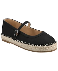Journee Collection Women's Kenzie Round Toe Espadrille Flats