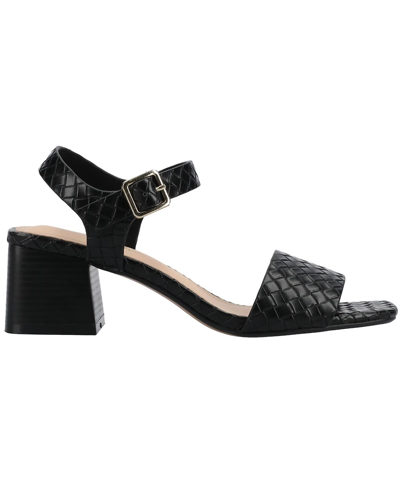 Journee Collection Women's Shaina Open Toe Sandals