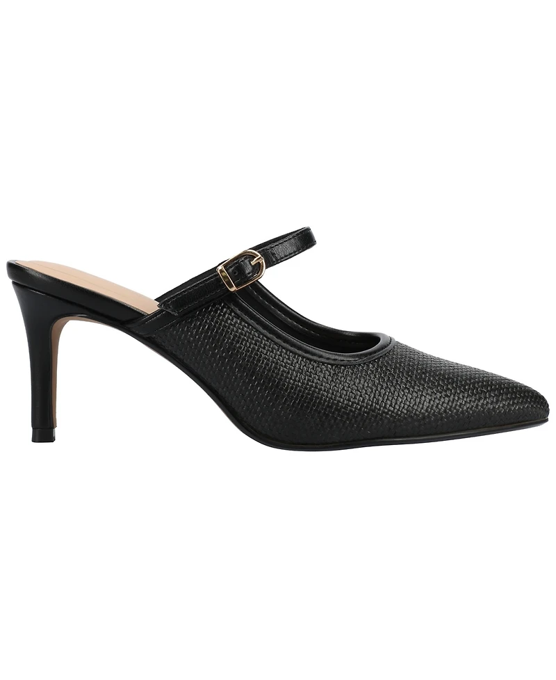 Journee Collection Women's Tiffee Pointed Toe Slip-On Pumps