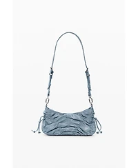 Desigual Women's Small ruched denim bag