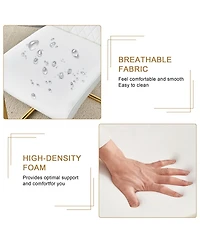 Streamdale Furniture + 71" & 6 Pc. + Glass & Pu + Dining Set