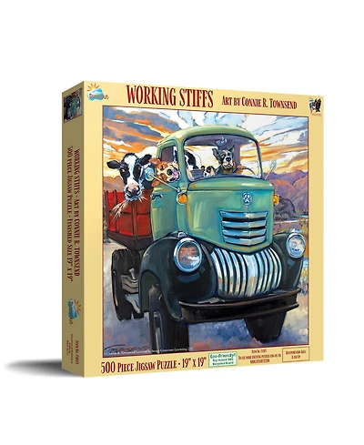 SunsOut Working Stiffs 500 piece Jigsaw Puzzle for Adults