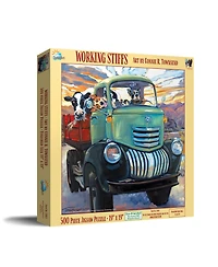 SunsOut Working Stiffs 500 piece Jigsaw Puzzle for Adults