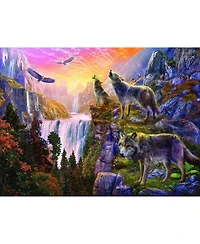SunsOut Wolf Sun/Wolf Moon 1000 piece Jigsaw Puzzle for Adults