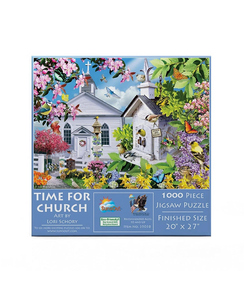 SunsOut Time for Church 1000 piece Jigsaw Puzzle for Adults