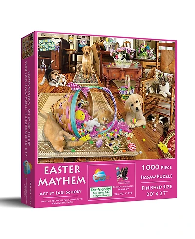 SunsOut Easter Mayhem 1000 piece Jigsaw Puzzle for Adults