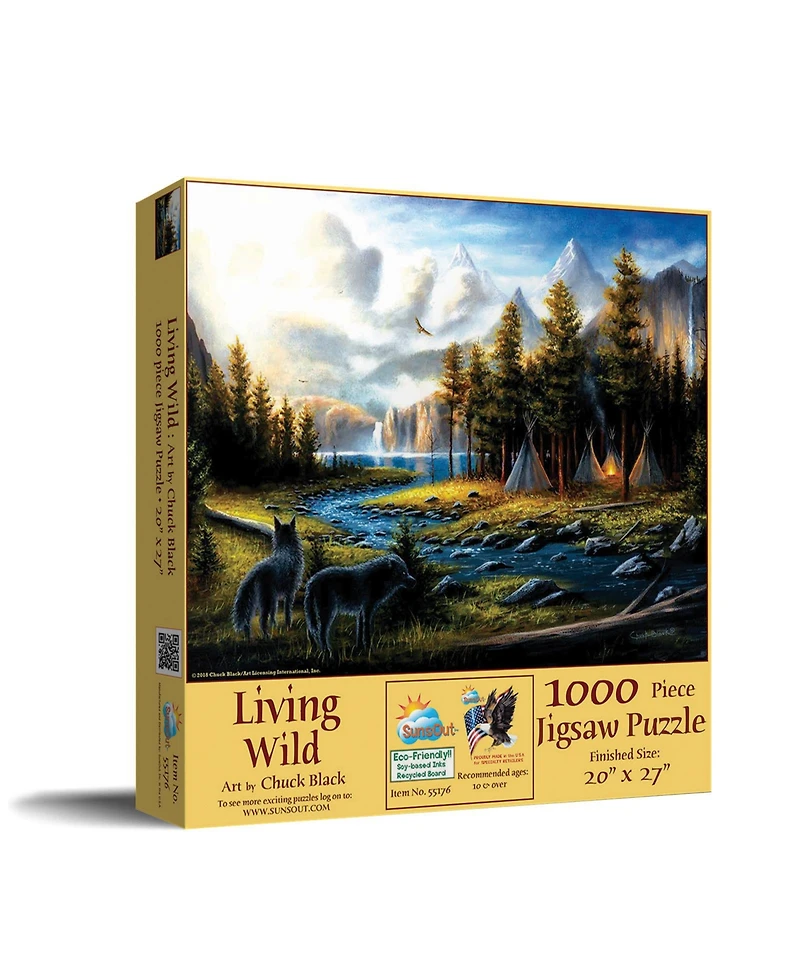 SunsOut Living Wild 1000 piece Jigsaw Puzzle for Adults
