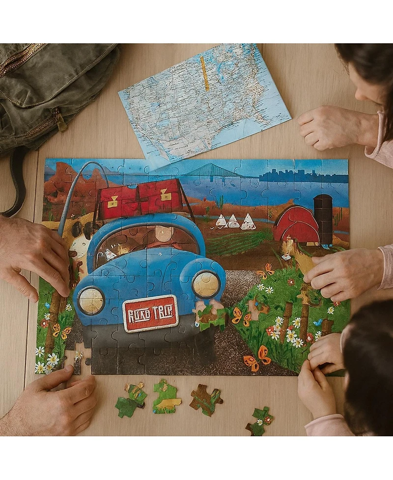 SunsOut Road Trip 63 piece Jigsaw Puzzle