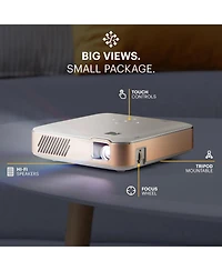 Kodak Luma 450 Smart Projector, Full Hd Portable Pico Projector with 80" Screen, Tripod, Remote & Case