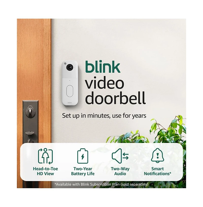 Blink Wireless Hd Video Doorbell