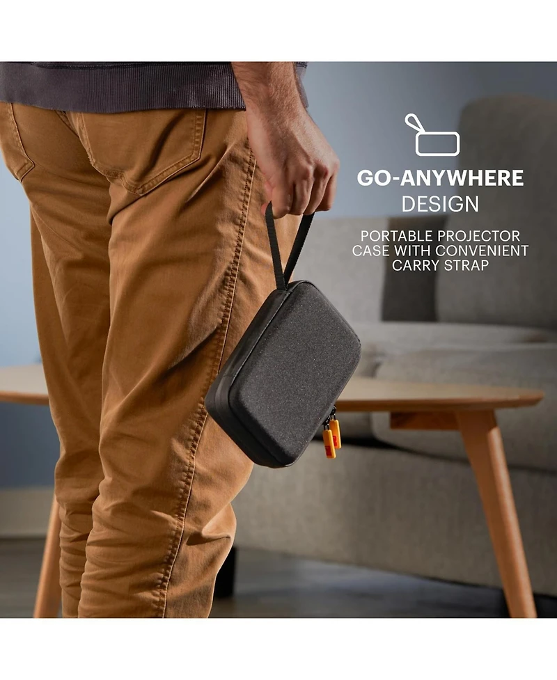 Kodak Luma 75 Ultra Mini Projector, Portable Pico Projector with 60" Screen, Tripod & Case (White)