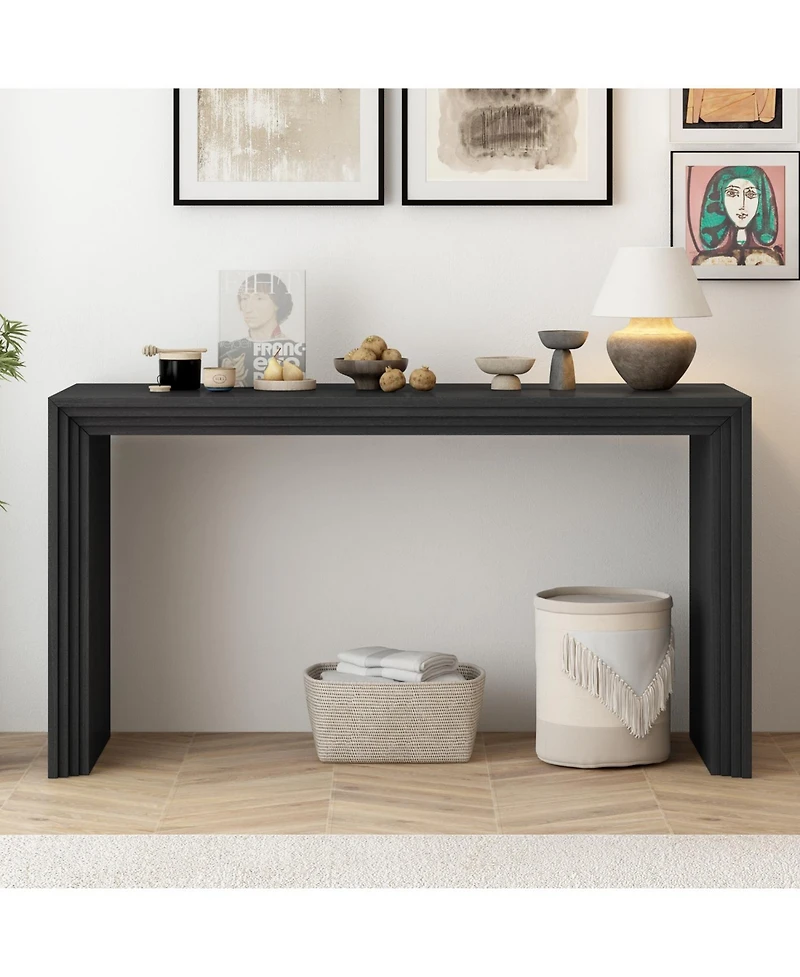 Streamdale Paulownia Console Table - Foyer, Living Room, Entryway