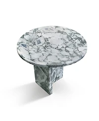 Streamdale Furniture Marble Coffee Table - 17.7"