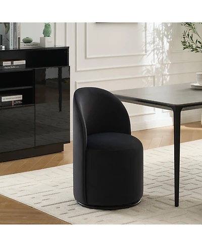 Streamdale Furniture Upholstered Swivel Barrel Dining/Accent Chair