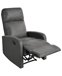 Streamdale Furniture Modern Manual Recliner Chair - Slate Grey