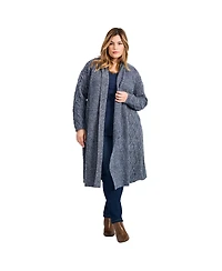 Avenue Women's Paris Longline Cable Cardi