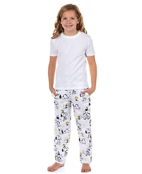Peanuts Girls Pajama Pants Snoopy and Woodstock Laughing Lounge Pj Bottoms