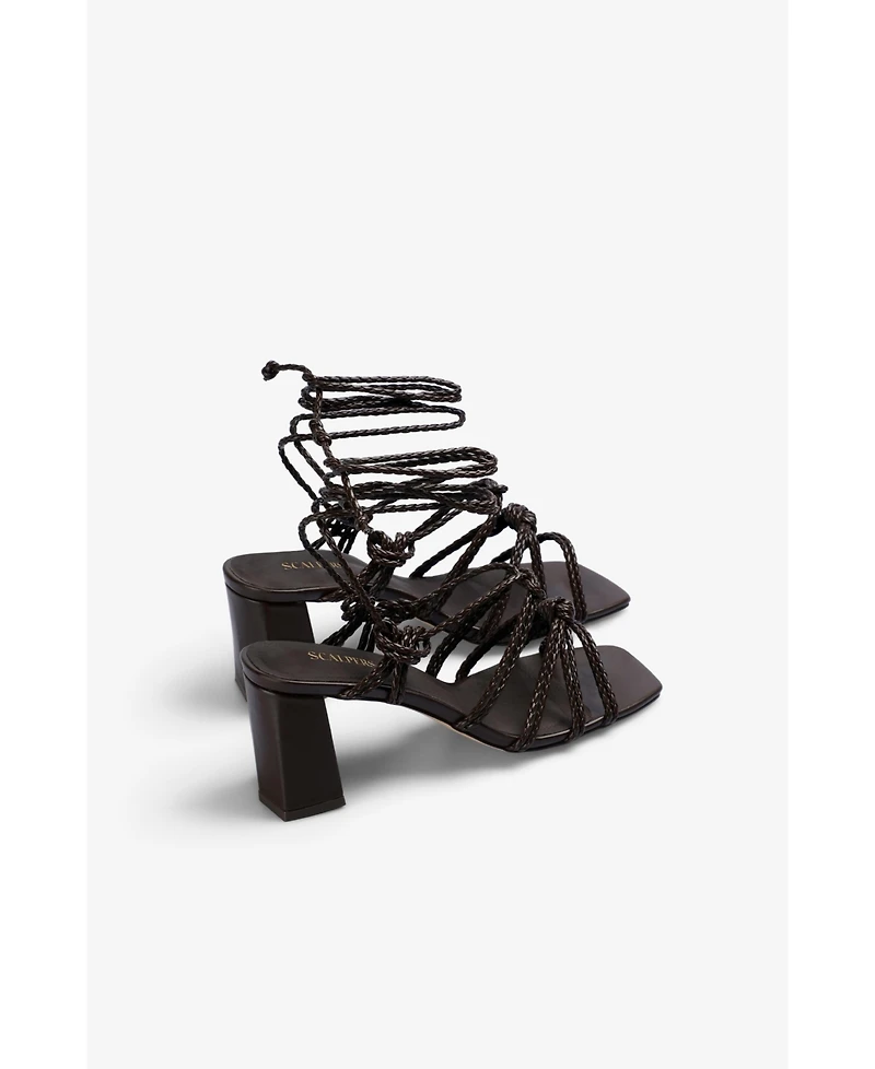 Scalpers Braid Cord Heel Sandal